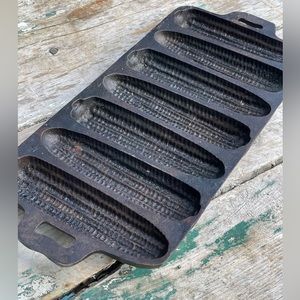 Birmingham Cast Iron Corn Bread Pan Mold 7S 26 Vintage